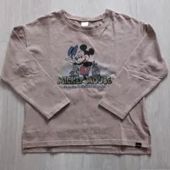 ミッキーマウス 長袖カットソー 130