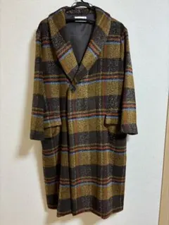 AZUL チェック柄ロングコート