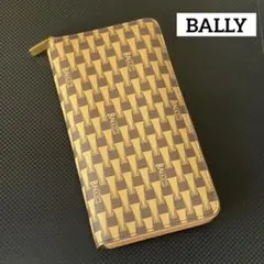 BALLY バリー ラウンド 長財布 ペナント 未使用 ブラウン 6305294