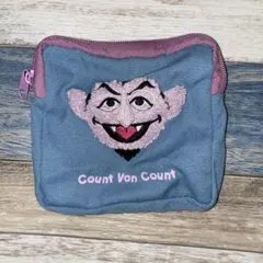 セサミストリート ふわふわポーチ カウント伯爵 ガチャガチャ