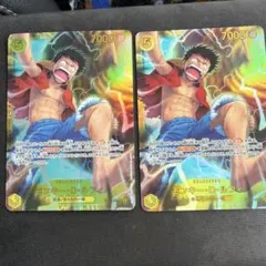 ワンピースカード　神の島の冒険　モンキー・D.ルフィ　SEC 2枚セット
