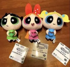 パワーパフガールズ　ぬいぐるみマスコット　Sweets Time 全3種セット