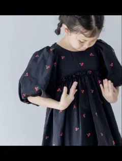 LOWRYS FARM KIDS チェリー柄ワンピース