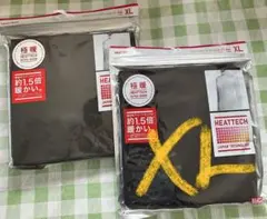 ユニクロ ヒートテック エクストラウォーム タートルネックT XLサイズ2枚