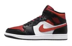 AIR JORDAN 1 MID 26cm レッド×ブラック×ホワイト