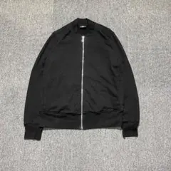 美品 Paul Smith ジップ ジャケット スウェット 刺繍 短丈 ブラック