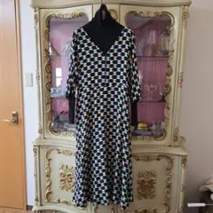 Tomorrowland No.6 シルク100％ フレアーワンピース＊タグ有