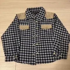 COMME CA ISM チェックシャツ 90