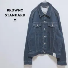 ブラウニースタンダード　デニムジャケット　Gジャン　ストレッチ　羽織　Ｍ