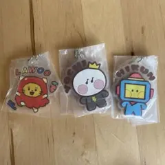 TRUZ LAWOO, YOCHI, HIKUN キーホルダー 3点セット