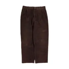 90s LAND'SEND corduroy pants brown