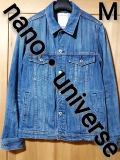 特価　nano・universe　Mサイズ　Gジャン　ブルー