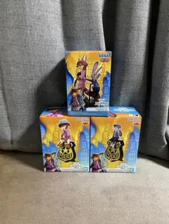 ディズニー　ズートピア2 フィギュア　3体　まとめ売り　ニック　ジュディ