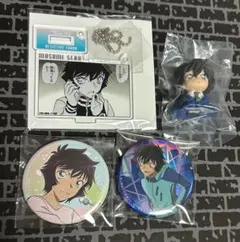 コナン公式アプリ アクリルキーホルダー 缶バッジ ちぢませ隊 世良真純