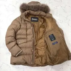 【極美品・希少】HERNO カシミヤ 絹素材 ダウンコート ファー 50のサムネイル