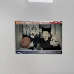 ハイキュー　ゴミ捨て場の決戦展　スナップカード　日向　月島　木兎　黒尾
