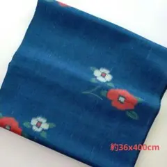 古布　ハギレ　和柄　青