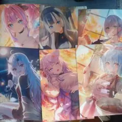 厚紙補強なし ホロライブ クリアファイル 全6種コンプリートセット