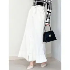 RESEXXY（リゼクシー）ウエストデザインマーメイドデニムスカート