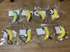 光るバナナピカピカストラップ キーホルダー ストラップ 8個