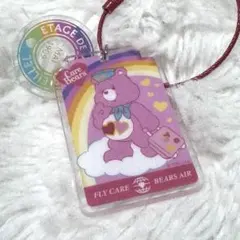 ケアベア ラブアロットベア（Love-a-Lot Bear） ピンク ストラップ