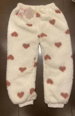 ハート柄パジャマパンツ
