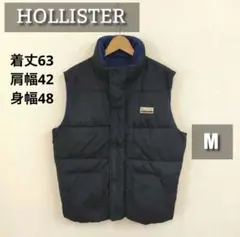 【美品】HOLLISTER ダウンベスト M ネイビー