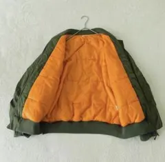 ブルゾンジャケット ビンテージ y2k ミリタリー レトロ 長袖 カーキ M