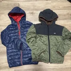 ダウンコート・ジャケットセット 140