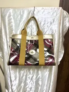 Vivienne Westwood チェック柄 ナイロントートバッグのサムネイル