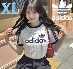 アディダス XLサイズ スリムTシャツ 半袖 白 JC7705 完売品 - メルカリ