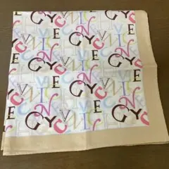 GIVENCHY ハンカチ マルチカラー ロゴ柄　50×50のサムネイル