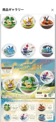 ポケモン テラリウムコレクション14 【ピカチュウ＆ライチュウ】
