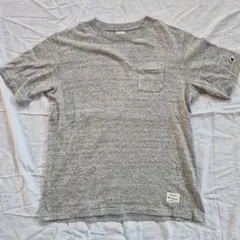 Champion XL グレー Tシャツ ポケット付き