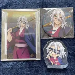 鬼滅の刃　宇髄天元　缶バッジ　アクリルカード　ころっと　無限城　柱稽古