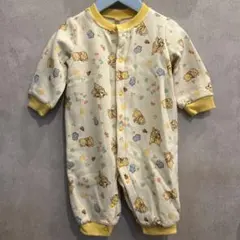 ディズニー プーさん ロンパース 70 前開き