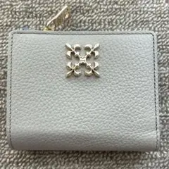 美品　russet ラシットモノグラムプレート ハーフウォレット財布 二つ折り russet ラシット 二つ折り財布 モノグラムプレート