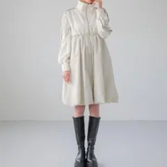 【新品】LOWRYSFARM トラックドッキングバルーンワンピース ホワイト