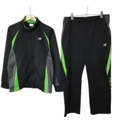 new balance ニューバランス　ジャージ上下セットアップ　刺繍ロゴ　Mのサムネイル