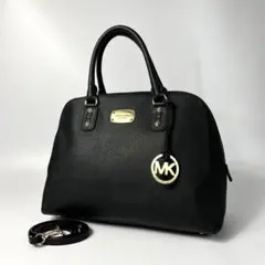 美品 マイケルコース 2way ショルダーバッグ ハンドバッグ 斜め掛け 黒