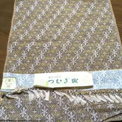 【未使用】着物　つむぎ反物　正絹　絹100%のサムネイル