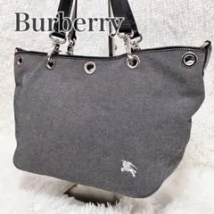 【美品】バーバリー　ブルーレーベル　トートバッグ　ノバチェック　リバーシブル