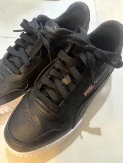 【新品】PUMA レディーススニーカー 厚底 389390 02 ブラック