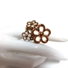 ★フォリフォリ　Folli Follie★ 花型リング　3本セット サイズ14