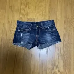 INGNI ダークブルー デニムショートパンツ