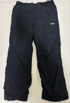 カジュアル 黒 パンツ ウエストゴム　ジャージ