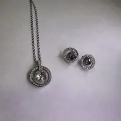 Swarovski ネックレス ペンダント イヤリング セット スワロフスキー