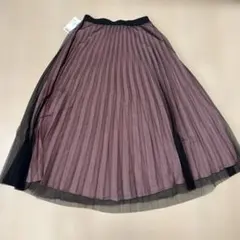 ＊新品未使用タグ付き＊KBF Web限定チュールonプリーツスカートのサムネイル
