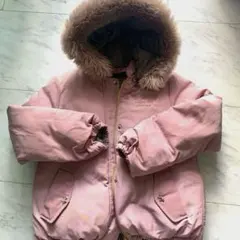 メゾピアノ ジュニア　リバーシブル　160cm ダウンジャケット