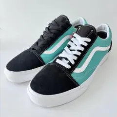 【新品】VANS US企画 オールドスクール27cm ターコイズブルー系